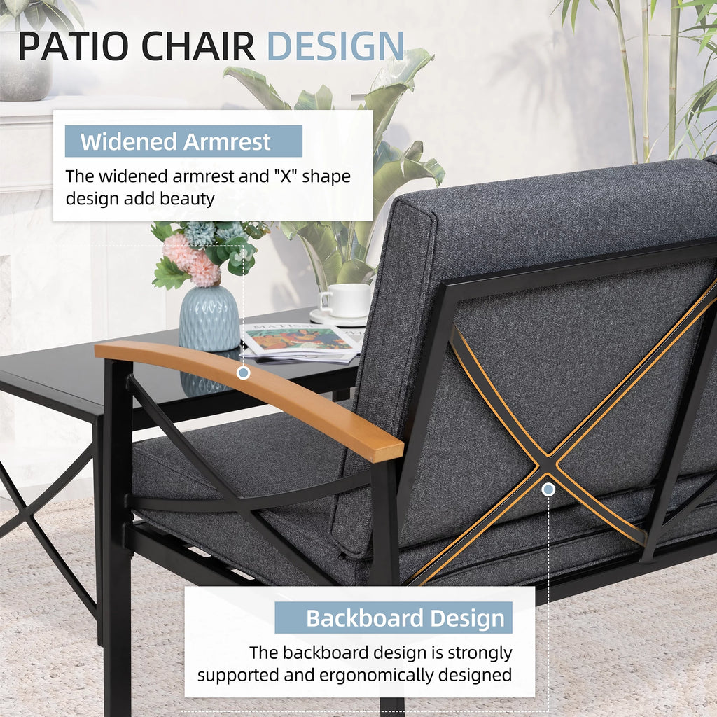 5 Piece Patio Conversation Sectional Set A3670