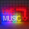 LED Neon Light Signs for Bedroom Music Studio P1853