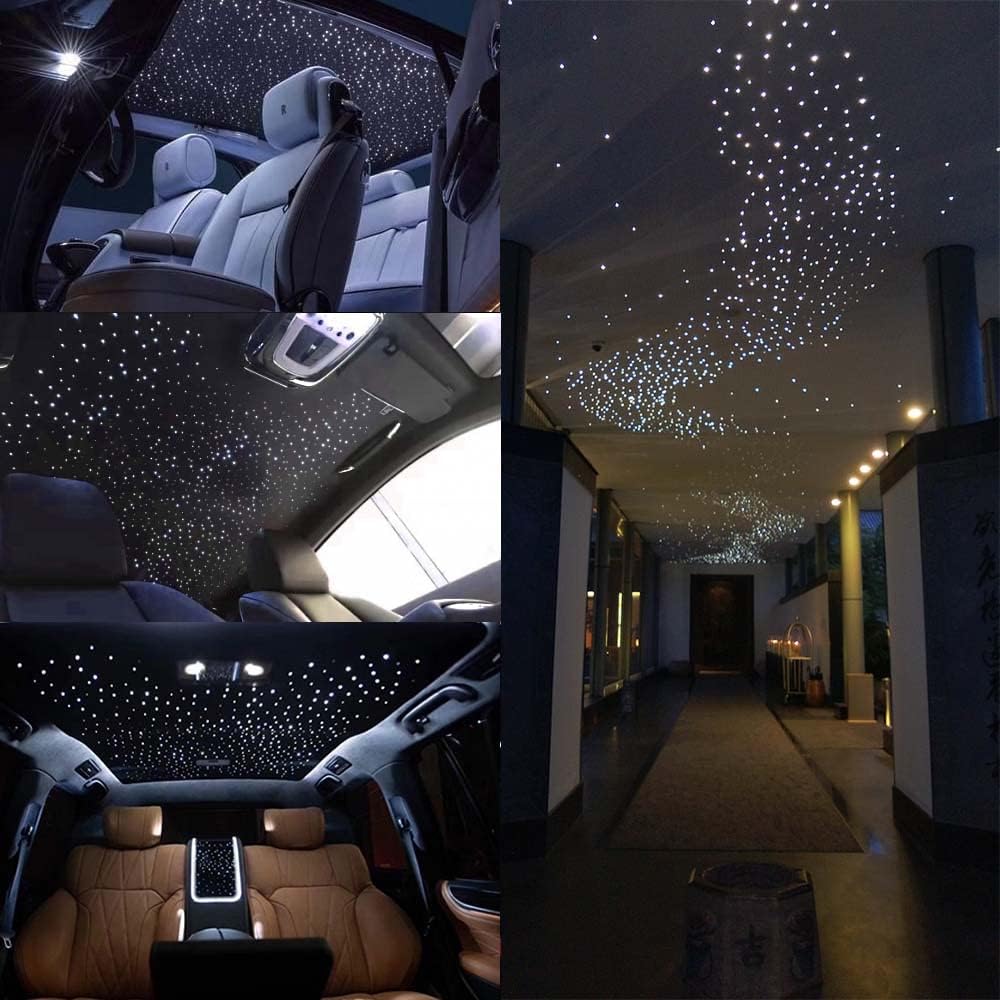 460pcs 0.03in 9.8ft RGBW LED Fiber Optic Star Ceiling Light Kit X80630