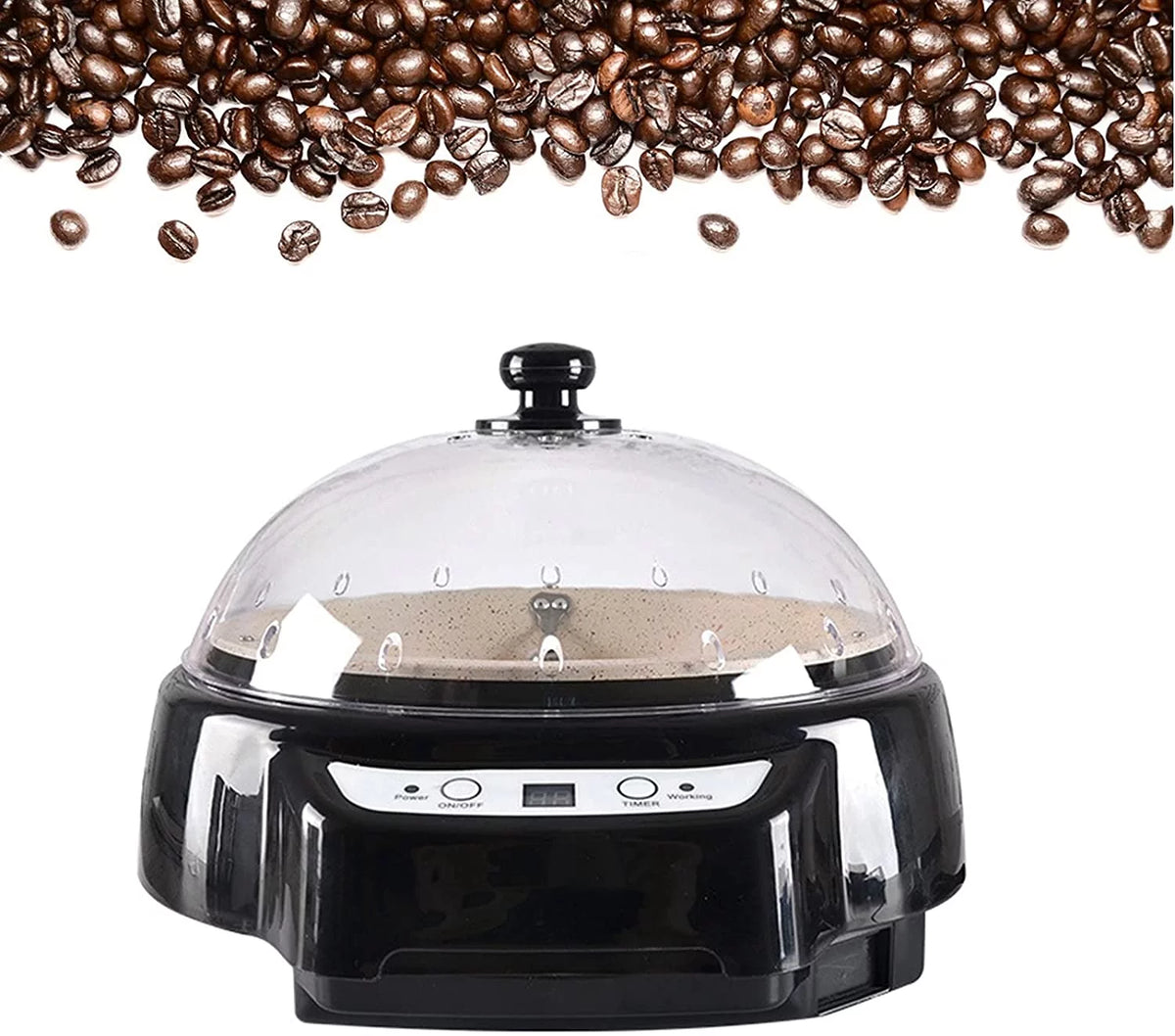 Black Electric Coffee Roaster Machine J987778