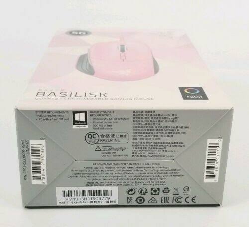 Quartz Pink Wired Optical Gaming Mouse Q482802