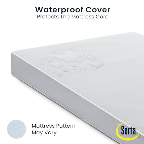 Waterproof 6" Fiber Core Baby Crib & Toddler Mattress Z676