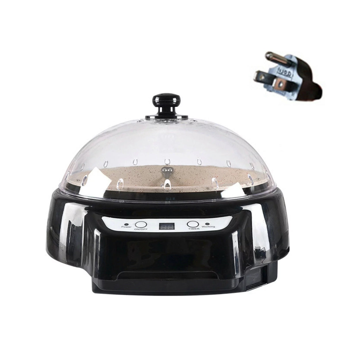 Black Electric Coffee Roaster Machine J987778