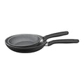 2-pc 8-Inch & 10-Inch Aluminum Nonstick Fry Pan Set Q570921