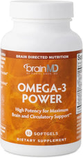 Omega-3 60 Capsules Pack of 2 DHA EPA Gluten Free Supplement G5488