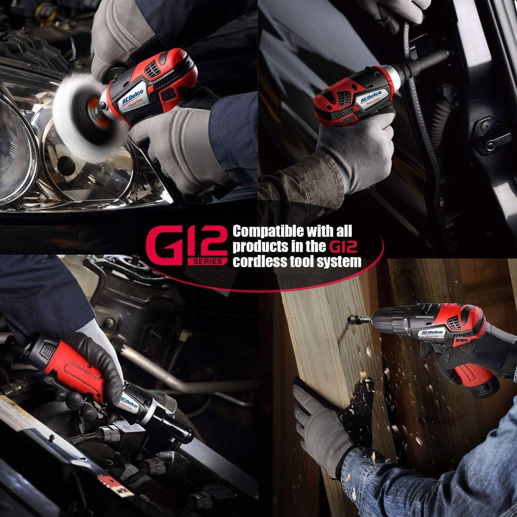 12V Cordless Li-ion 3/8” 2 Speed Compact Drill Driver Tool Kit, Pack of 2 D347667