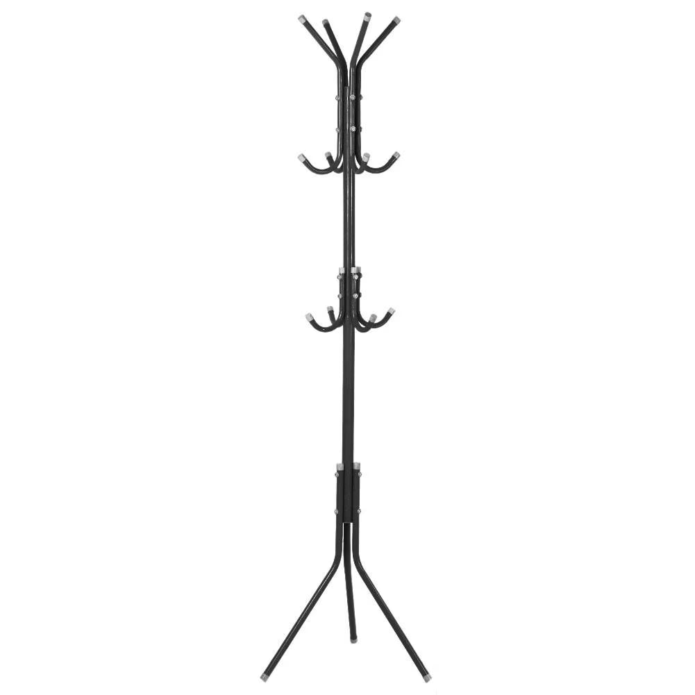 Stainless Steel Coat Rack with 12 Hooks Q623