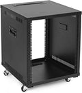 12U Portable Rolling Network Rack T8901
