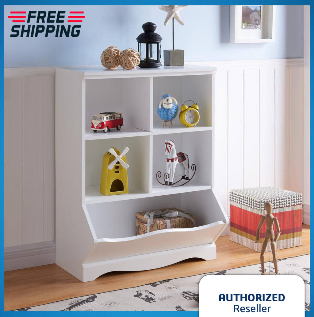 White Multi Cubby Storage Cabinet C33600