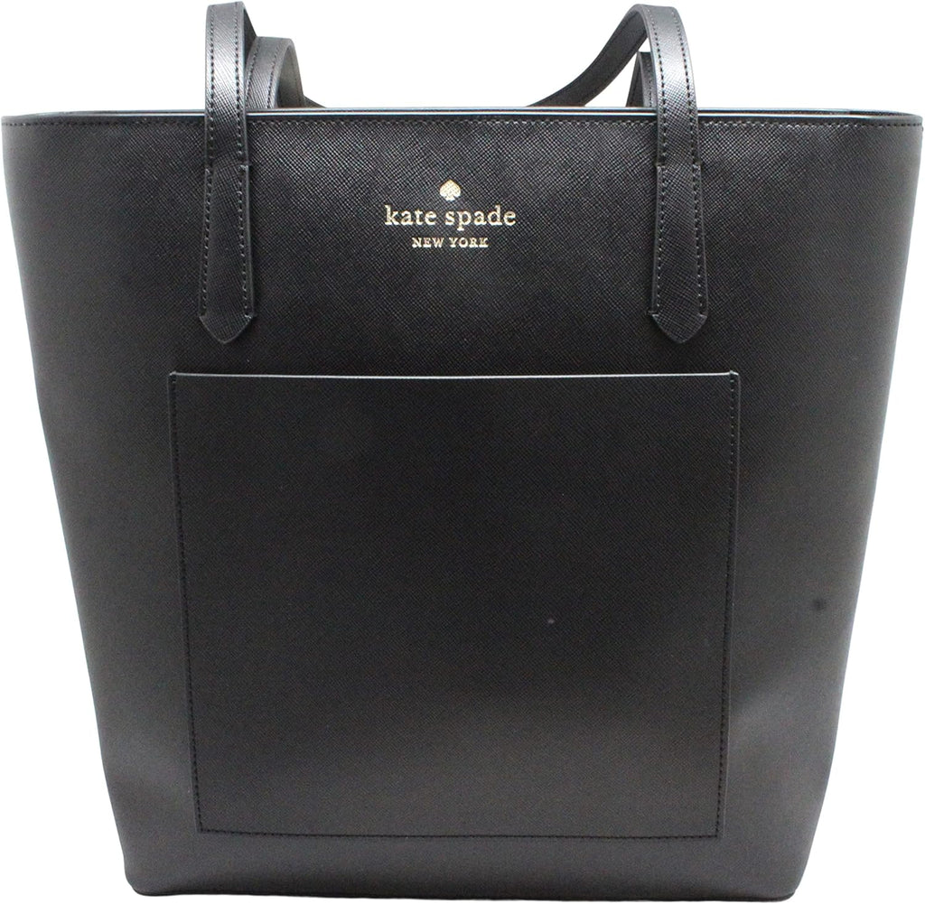 Black Leather Tote J750356