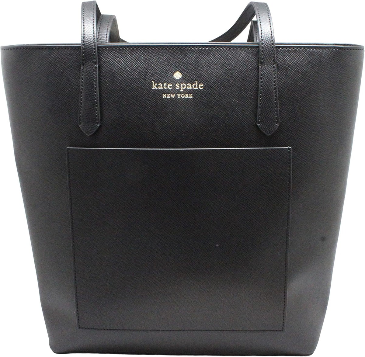 Black Leather Tote J750356