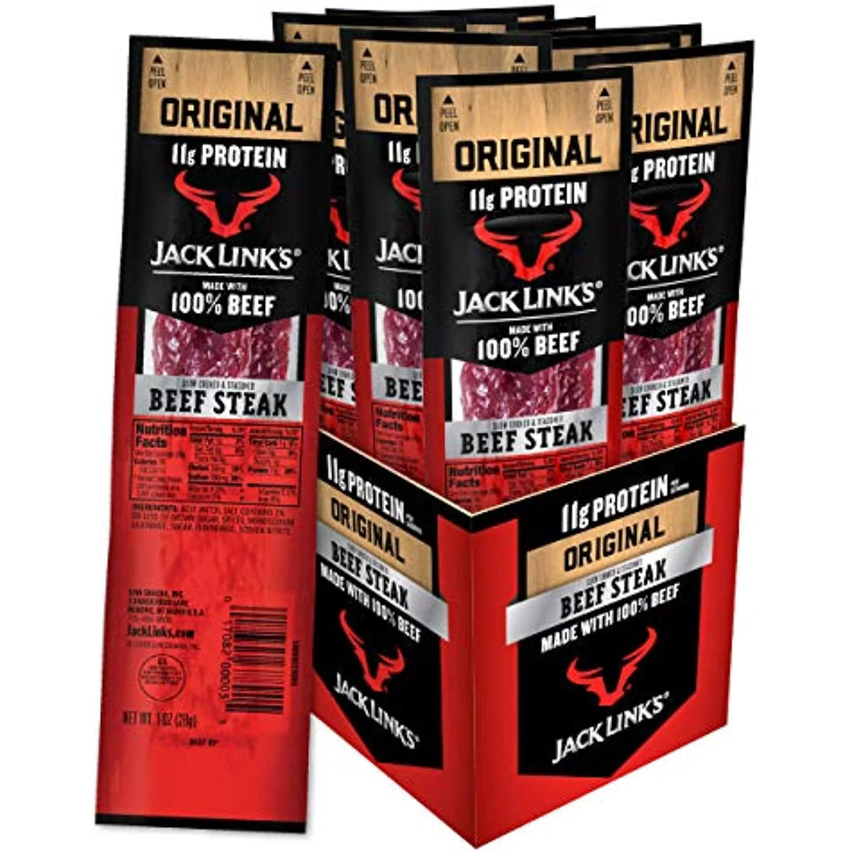 Beef Steak Strips Original 1 Ounce Pack Of 12 R588585