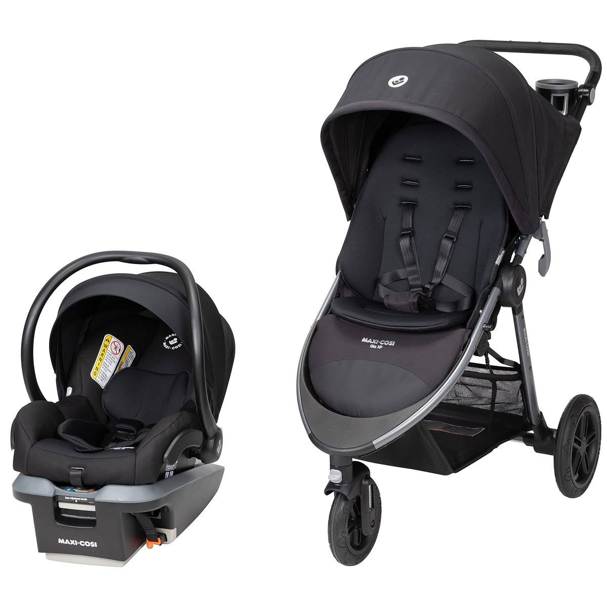 3-Wheel Travel System Midnight Black M55314