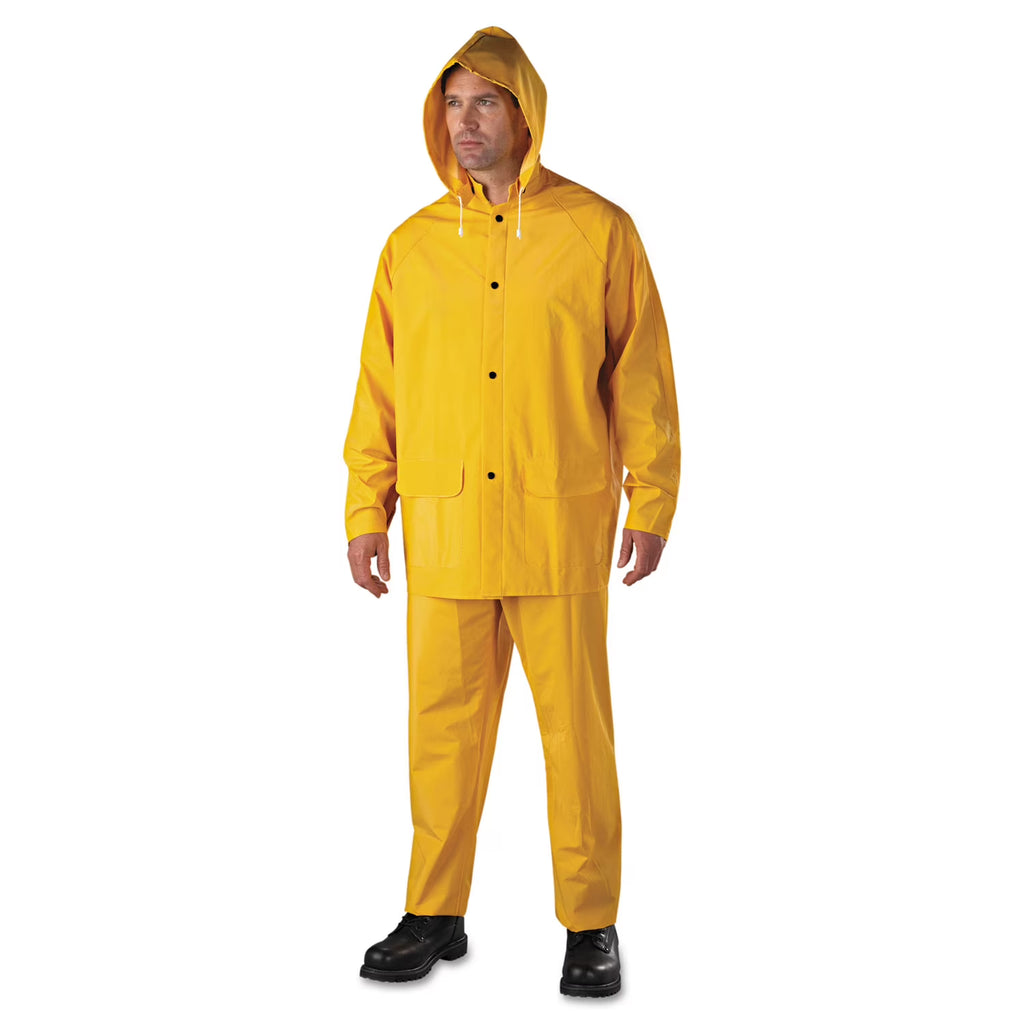 Yellow 3X-Large PVC Rainsuit Q775080