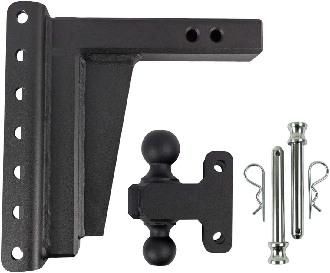 2.0" Adjustable Extreme Duty Trailer Hitch with Dual Ball V7045