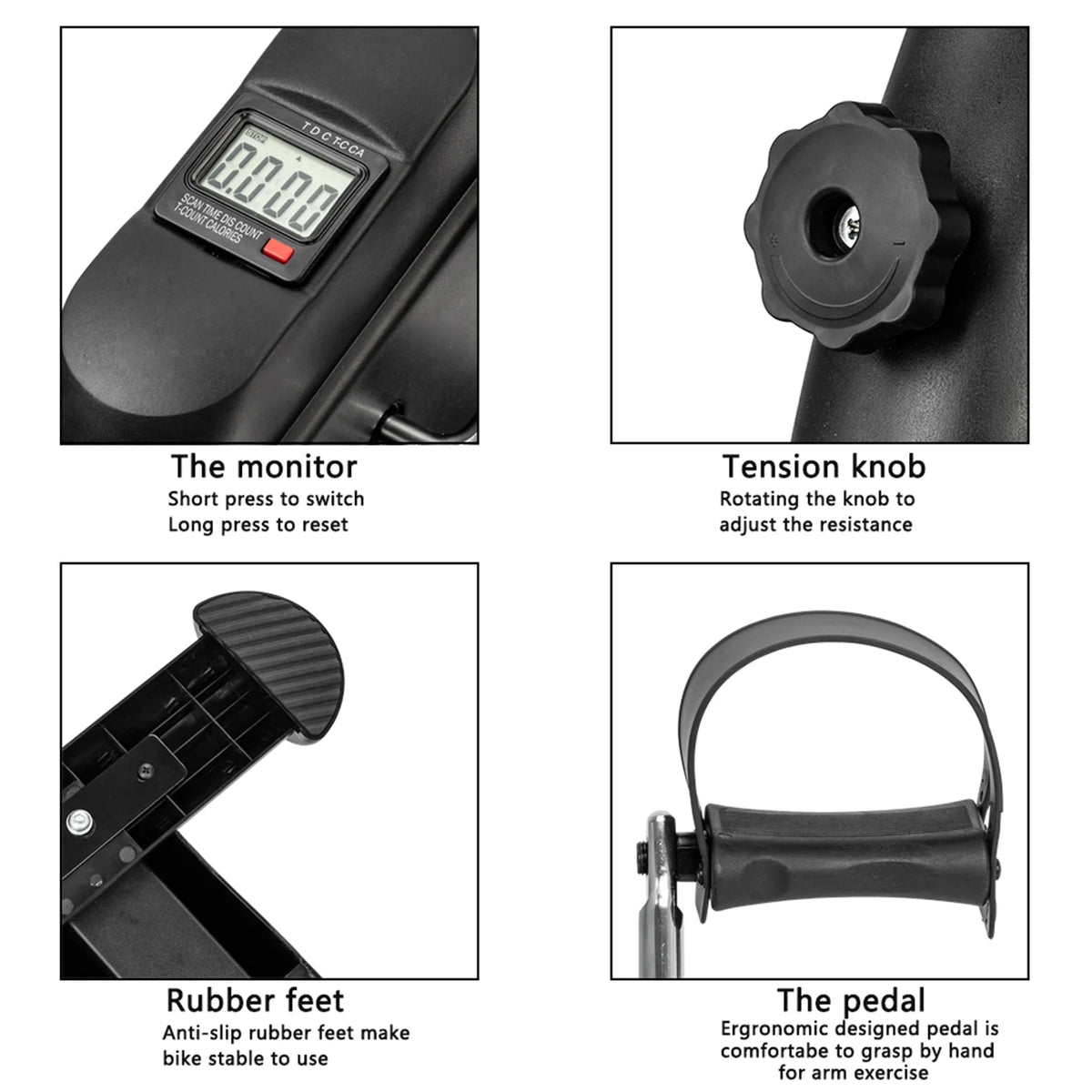 Mini Exercise Bike with LCD Screen Z93203
