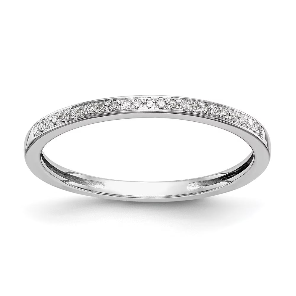 14k White Gold Lab Grown Diamond Set of 2 Wedding Band H41355