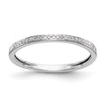 14k White Gold Lab Grown Diamond Set of 2 Wedding Band H41355