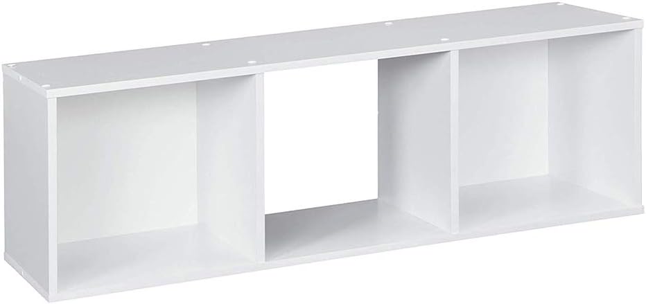 White Stackable 3-Cube Organizer Storage (2 Pack) R4438
