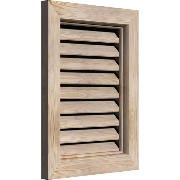 18-in x 16-in Unfinished Smooth Pine Gable Vent T2465