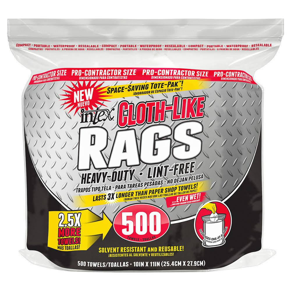 Cloth-Like Rags 500 Count H890526