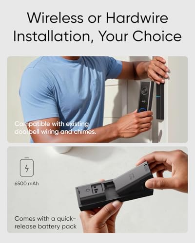 2K FHD Video Doorbell with Dual Power Options W7250