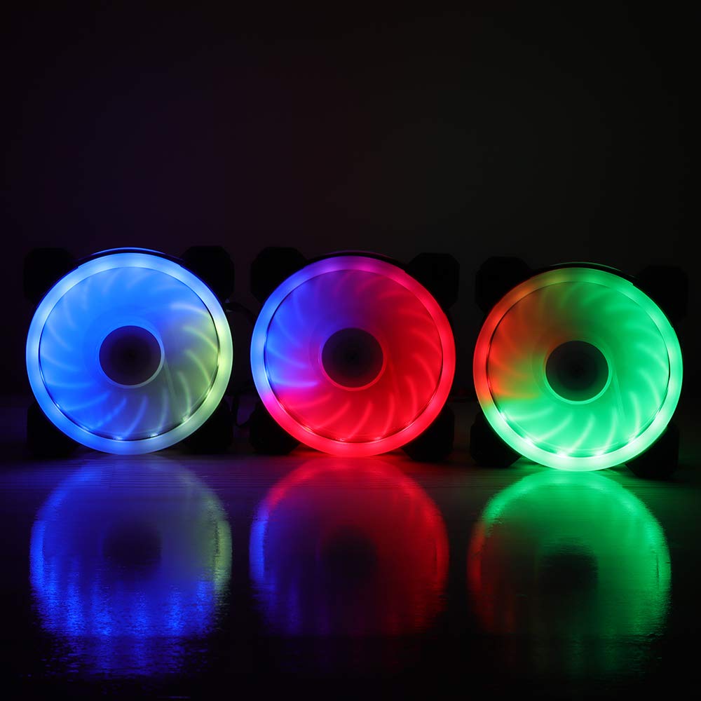 RGB Case Fans 3 Pack 120mm PC Computer LED Fan I168276
