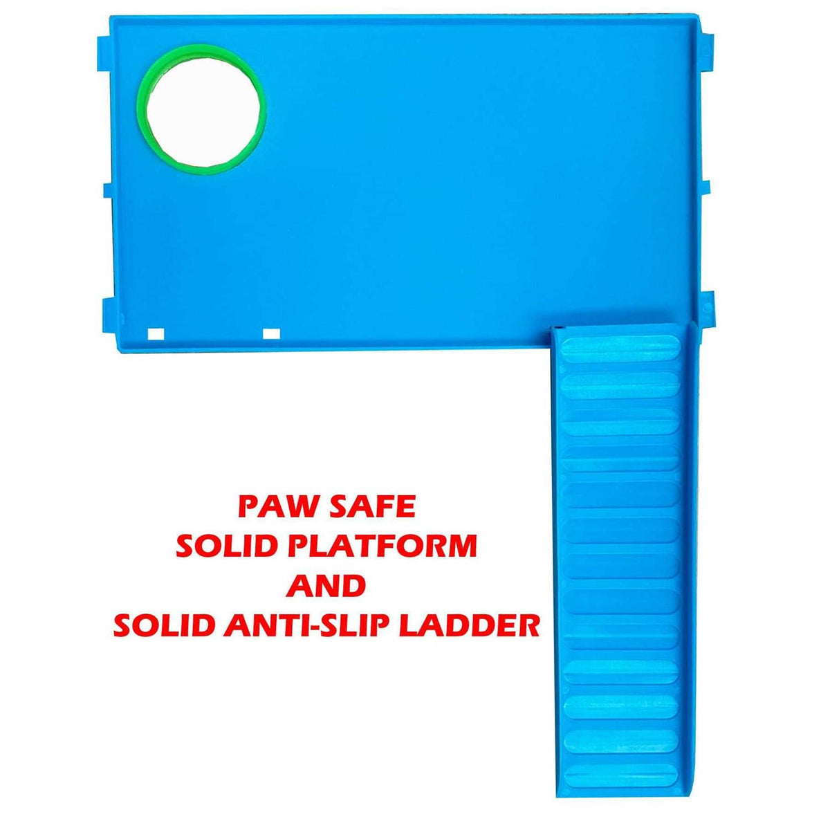 Large Multi-level Wire Animal Cage with Long Crossover Tube U449213