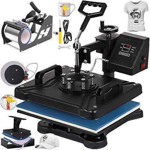 12 x 15 inch 5 in 1 Digital Sublimation Heat Press A5825
