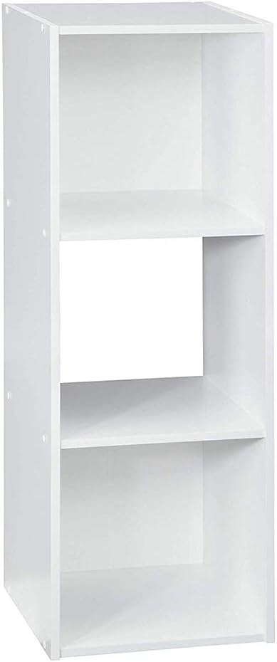 White Stackable 3-Cube Organizer Storage (2 Pack) R4438