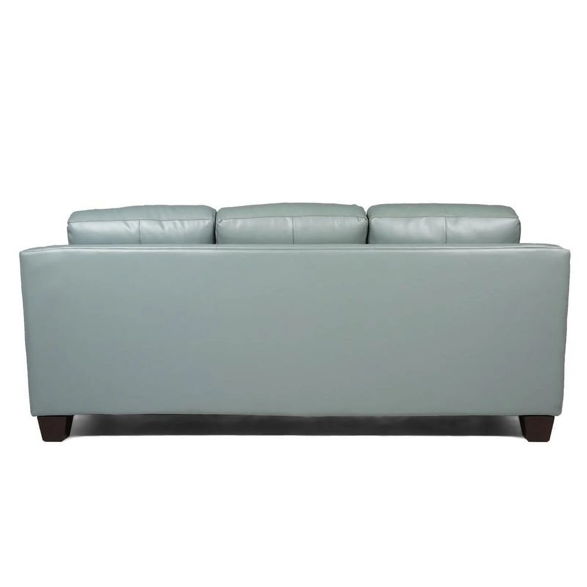 Spa Green Leather Tufted Back Sofa P678