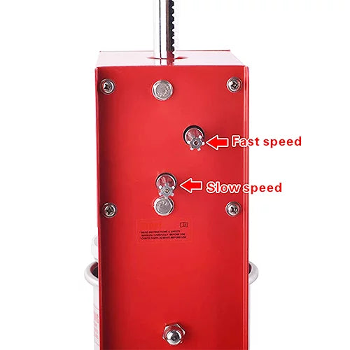 7 Lb/3 L 2 Speed Stainless Steel Vertical Sausage Stuffer T3624