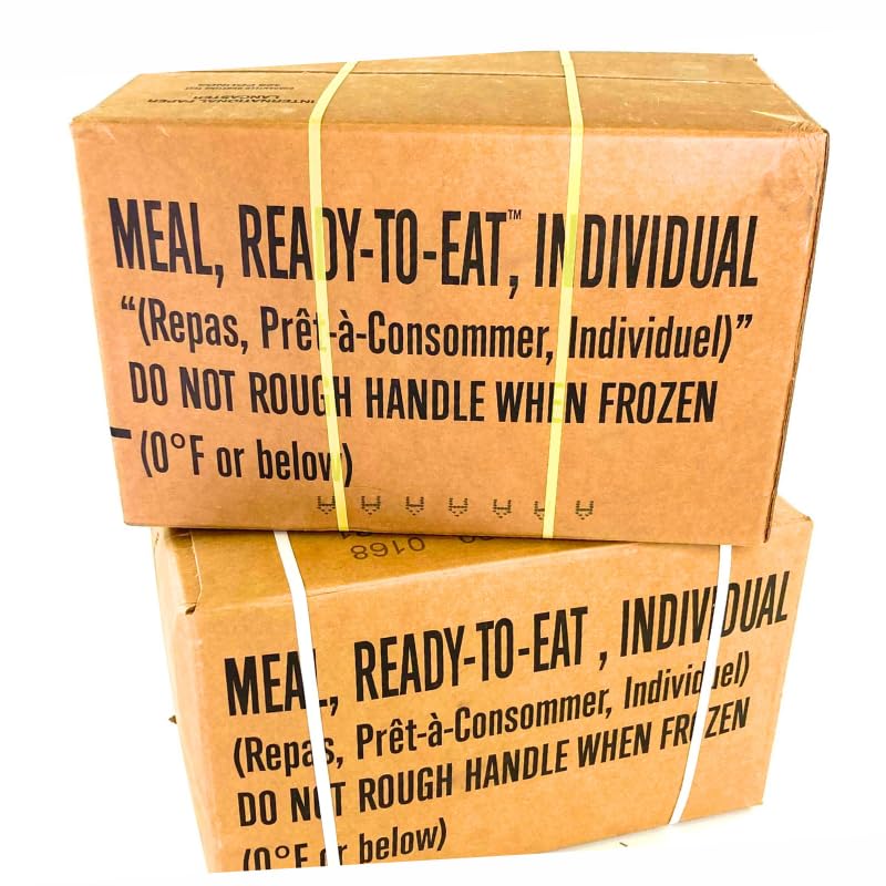 24 full food packs Military meals ready to eat with heater D175768