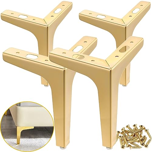 4 PCS Gold Metal Furniture Legs R763