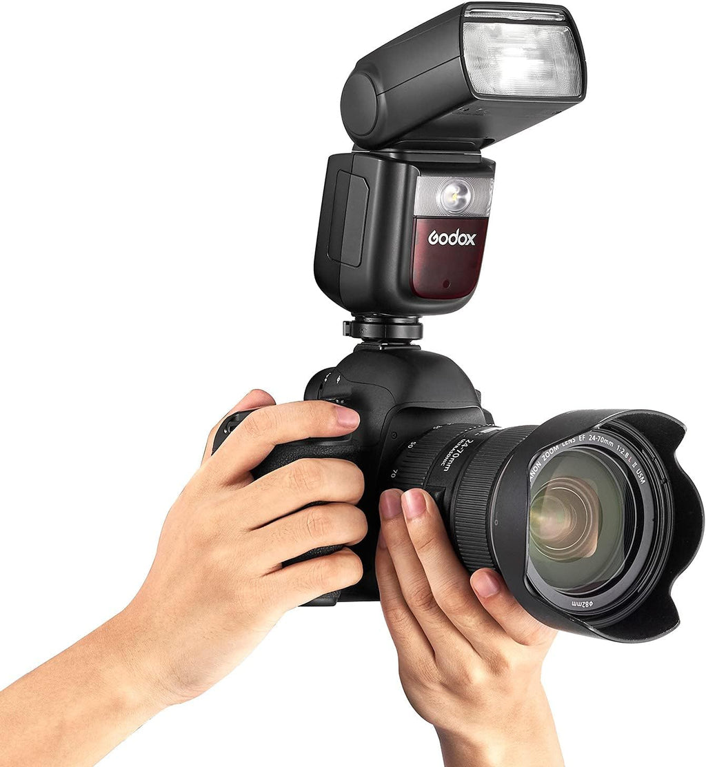Flash Speedlite GN60 2.4G Wireless HSS 1/8000 2600mAh Lithium Battery J429