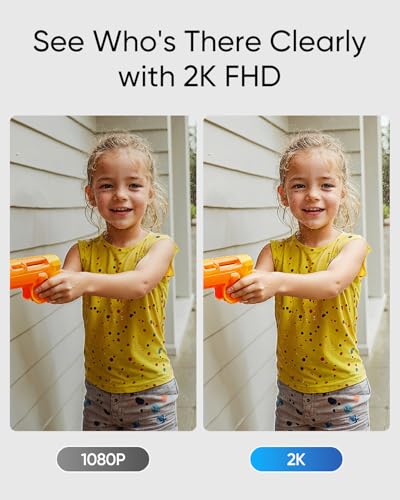 2K FHD Video Doorbell with Dual Power Options W7250