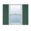 Vinyl Cathedral Top Open Louver Shutters F258