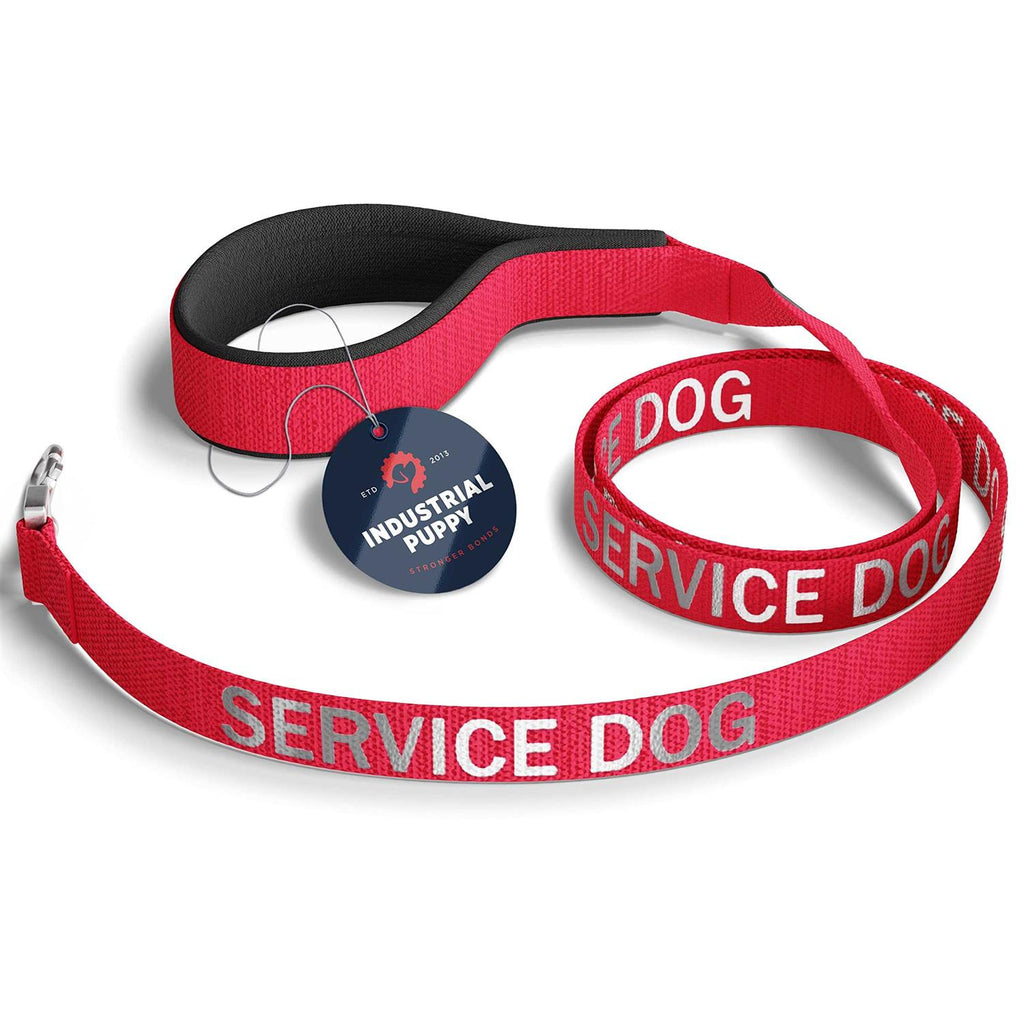Industrial Dog Leash Wrap with Neoprene Handle and Reflective Lettering T506274