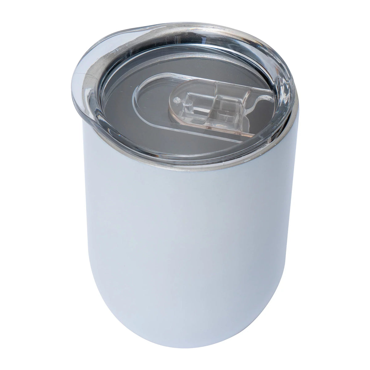 White 12oz Stainless Steel Insulated Travel Tumbler with Lid V812