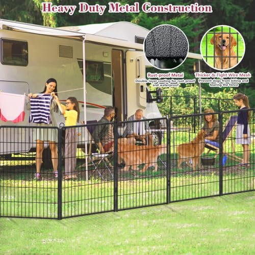 32inch 10 Panels Anti-Rust Dog Playpen N345873
