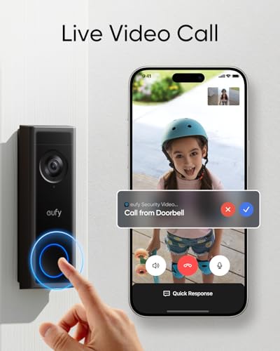 2K FHD Video Doorbell with Dual Power Options W7250