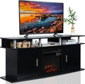 Fireplace TV Stand for TVs up to 70 Inches with 1400W Electric Fireplace P322286