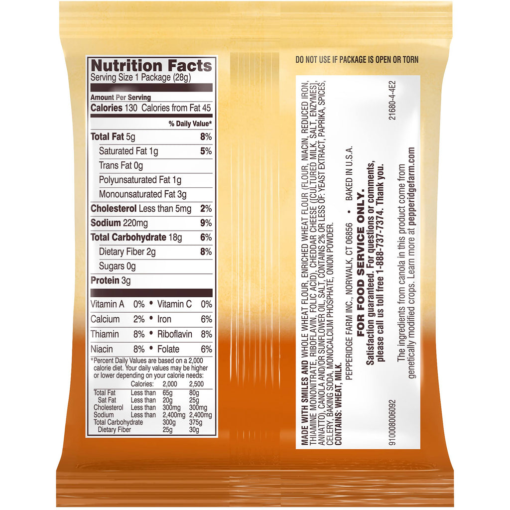 Whole Grain Cheddar Crackers Q106145
