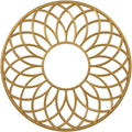 24x22 PVC Ceiling Medallion S88008