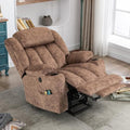Gray Fabric Power Lift Recliner Chair with Massage and Heat J204