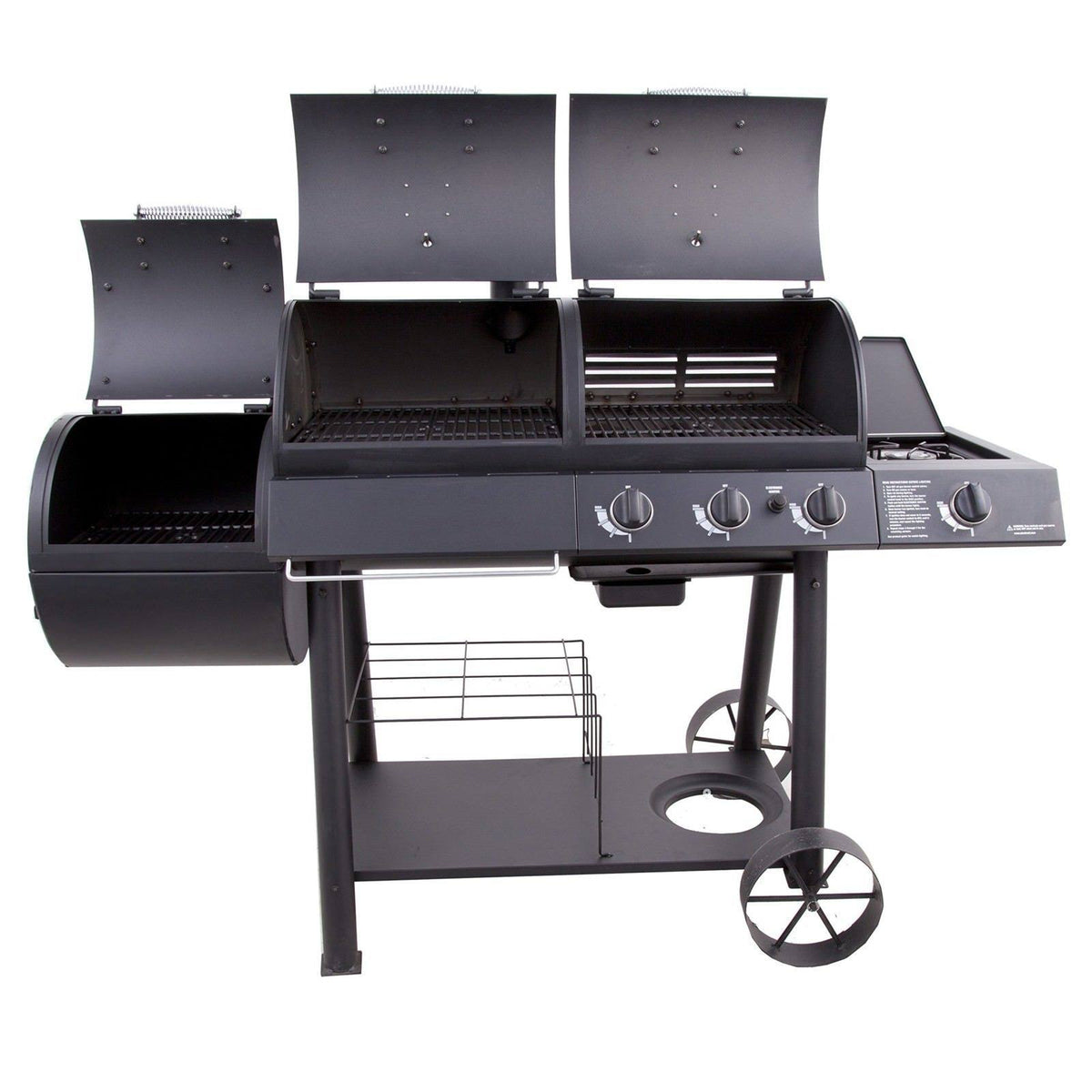 Charcoal/Gas/Smoker Combo O84652