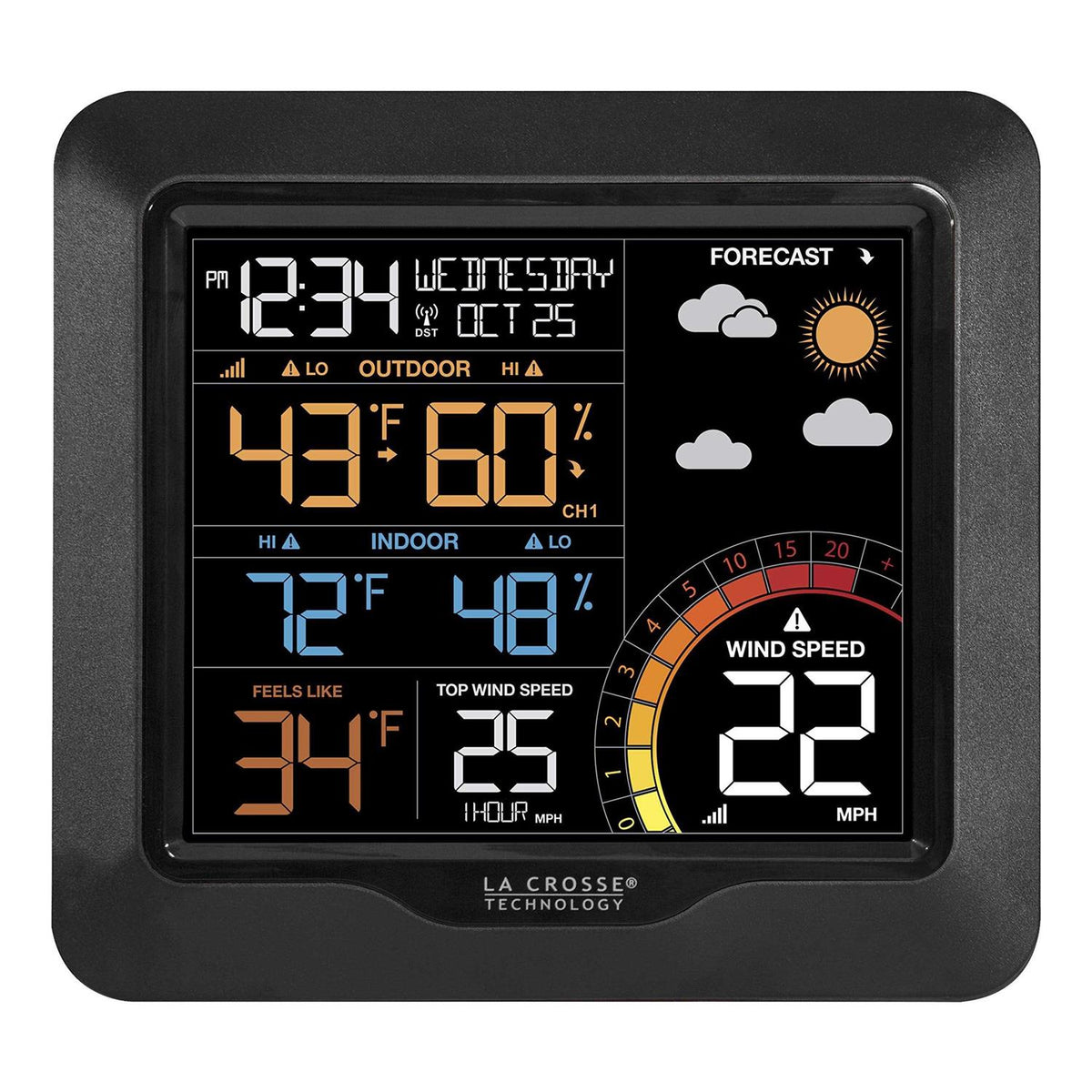 Color Wind Speed Weather Station S55071
