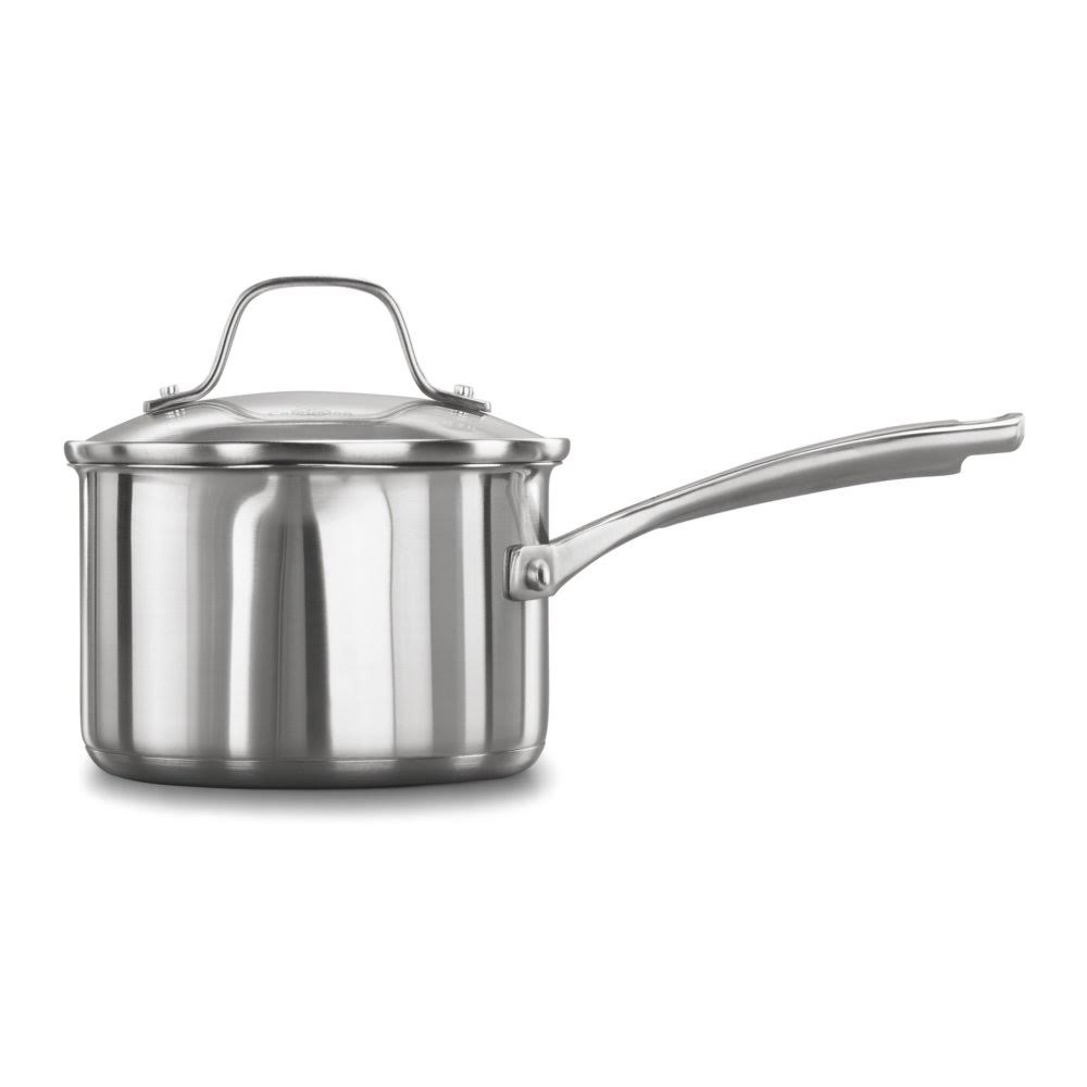 Stainless Steel 1.5 Qt Covered Saucepan L2520