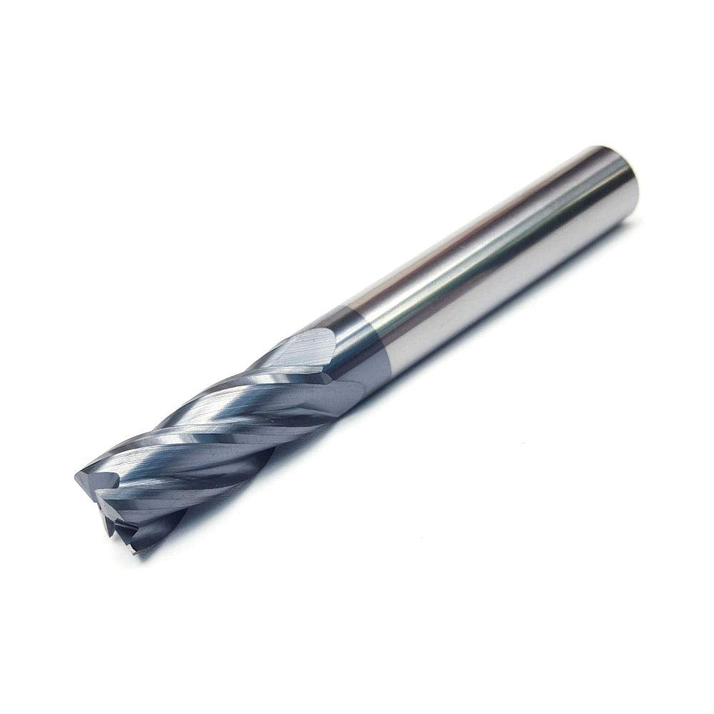 1/8 Carbide Square End Mill 4 Flute AlTiN Pack of 2 Q942361