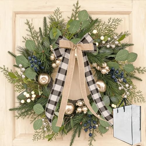 24 Inch Christmas Wreath with Storage Bag T1863